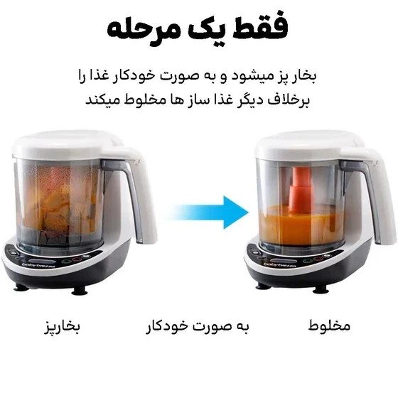 غذاساز بیبی برزا Baby Brezza مدل One Step Deluxe