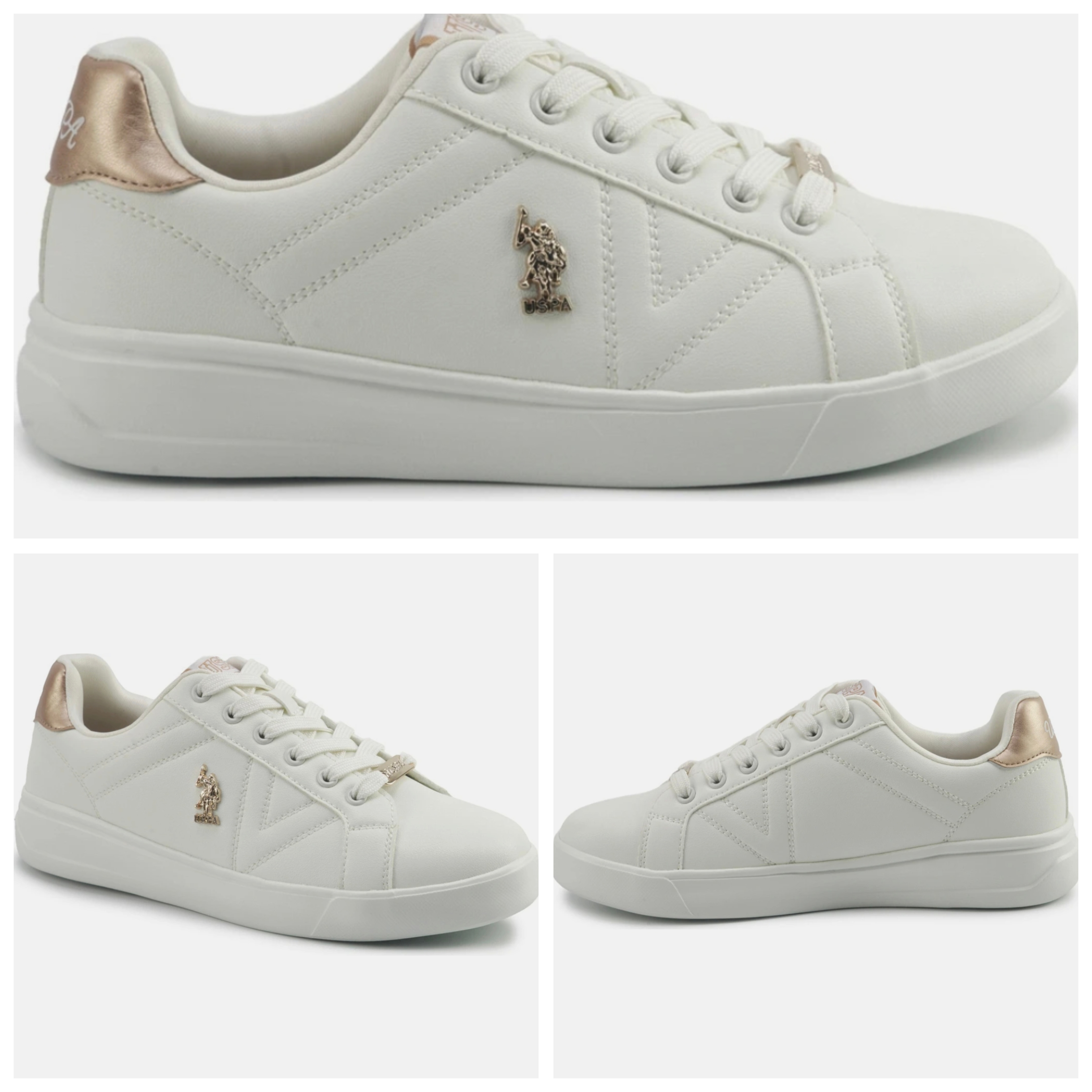 کفش اسنیکر زنانه پولو راسته | U.S. Polo Assn. Exxy 5fx